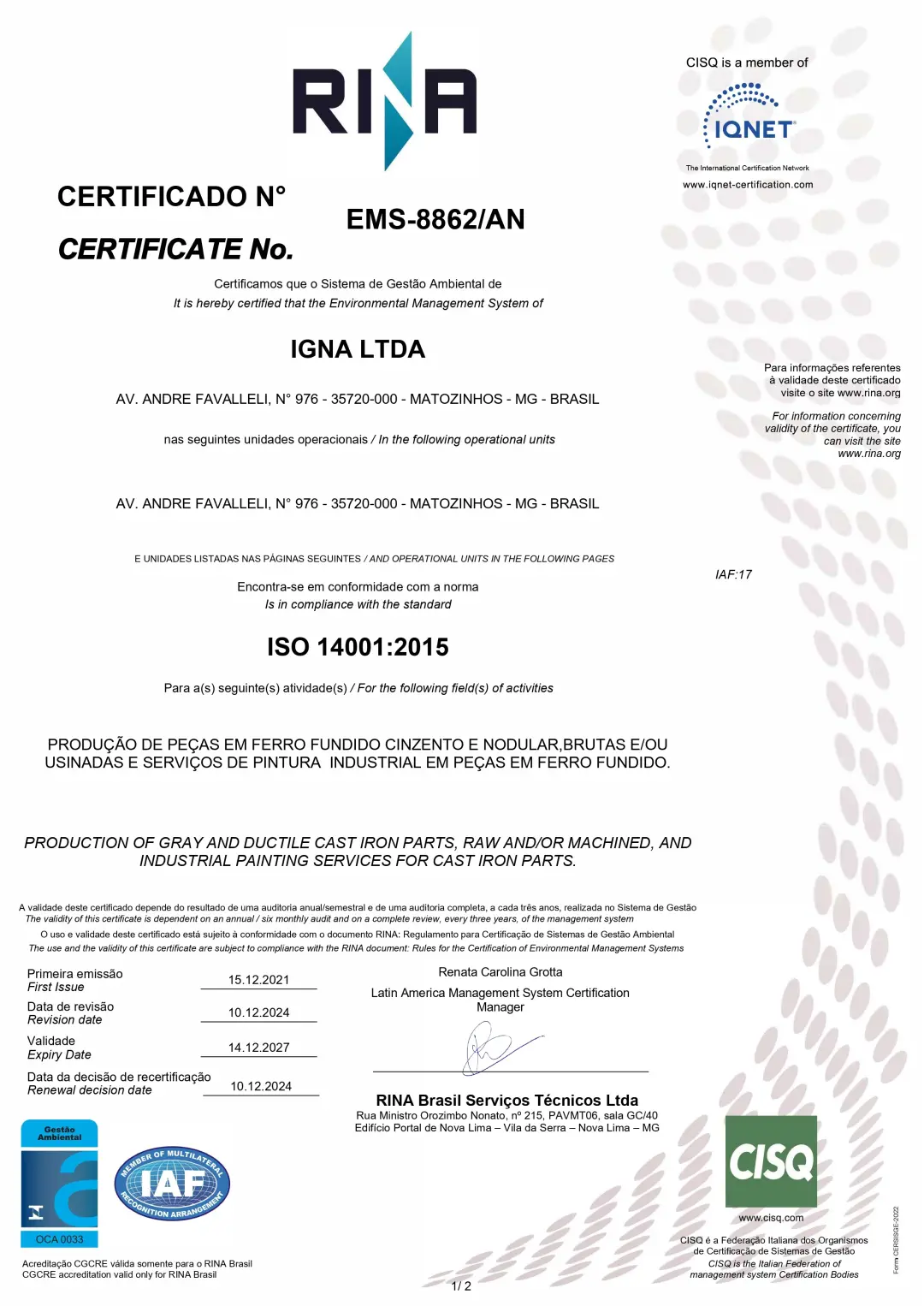 ISO 14001